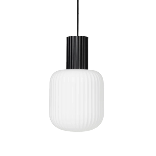 Broste lolly ceiling pendant black & white short