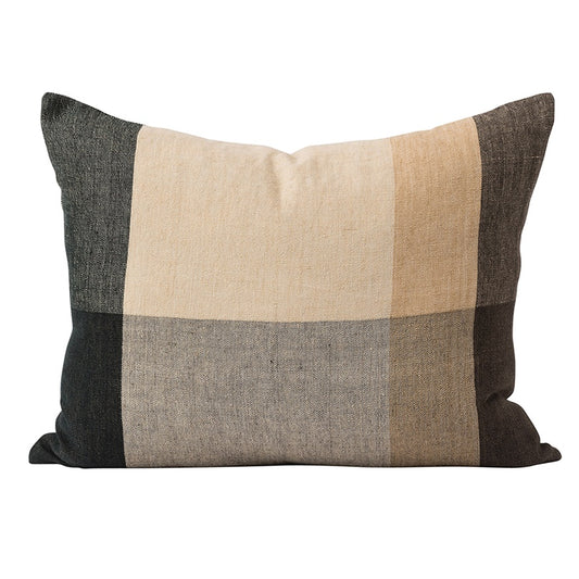 Morandi linen cushion cover multi 55 x 45cm