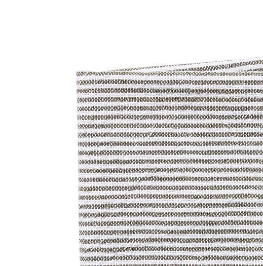 Striped washed cotton tea towel olive