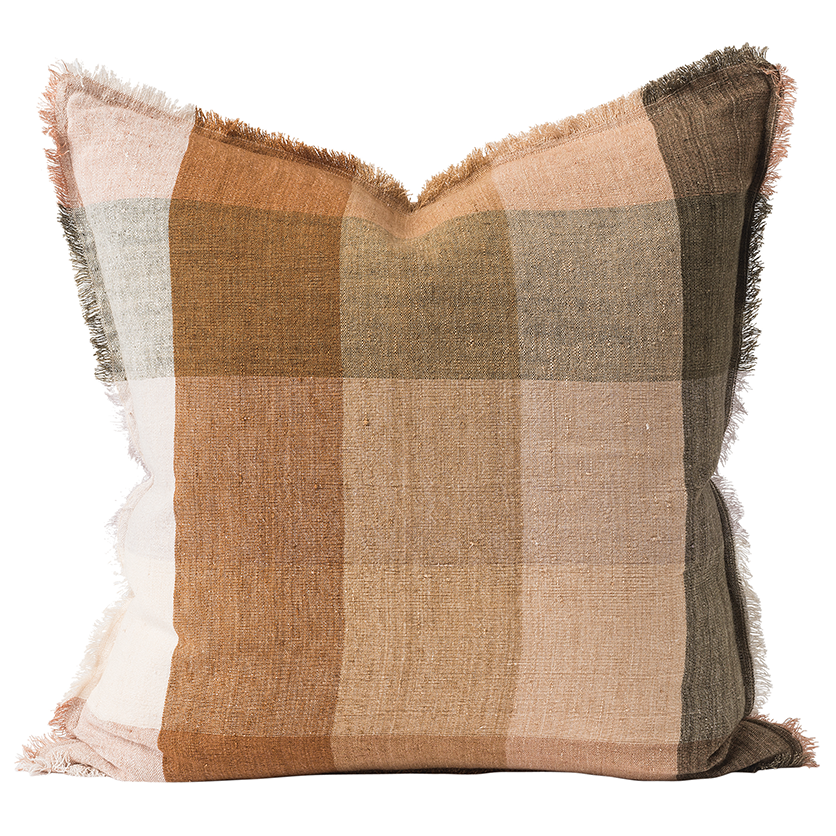 Casa linen cushion cover pickle 55cm