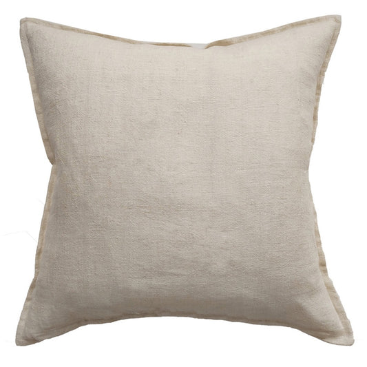 Cassia linen cushion cover almond 55cm