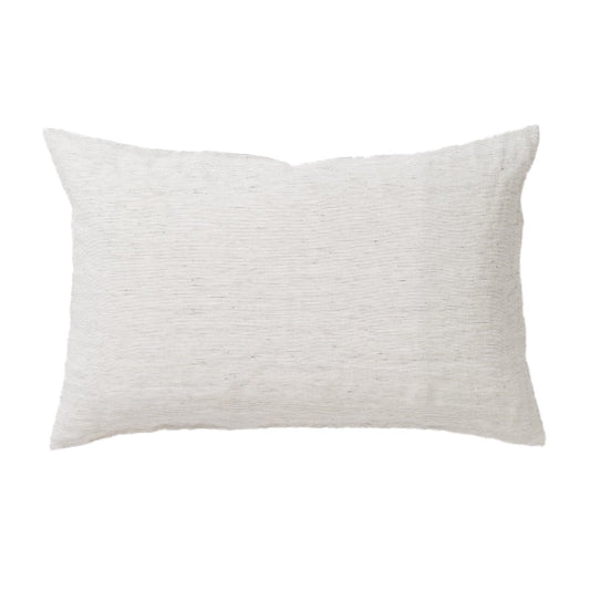 Pair of organic cotton pillowcases pinstripe