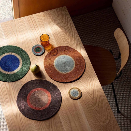 Pinto handwoven coasters set of 4