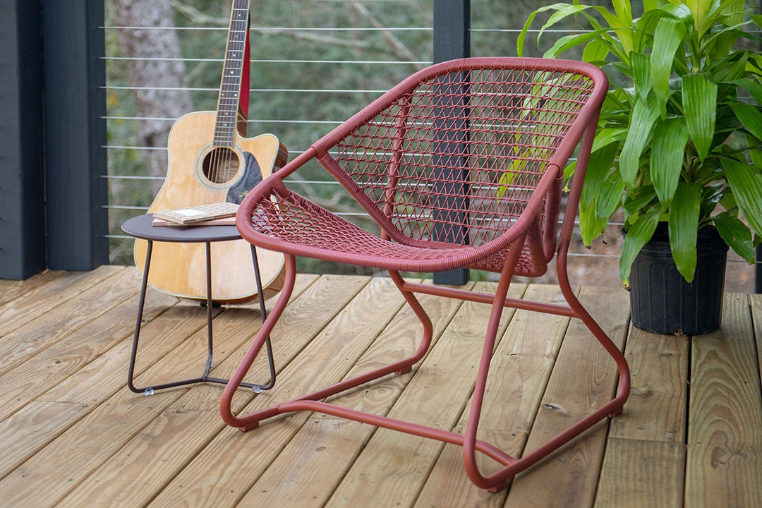 Cocotte stool/side table 35cm white