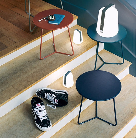 Cocotte stool/side table 35cm liquorice