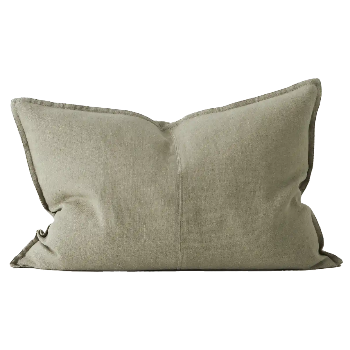 Como linen cushion cover 40 x 60cm caper