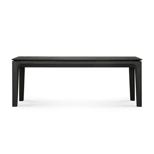 French oak bench seat black