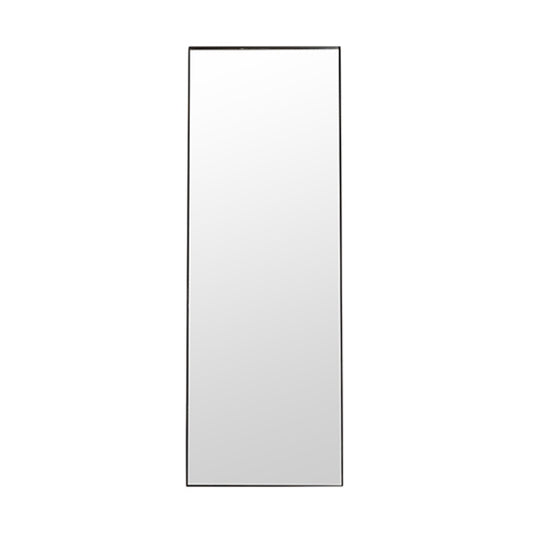 Metal box frame mirror black 200cm