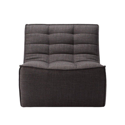 Sebastian 1-seater dark grey