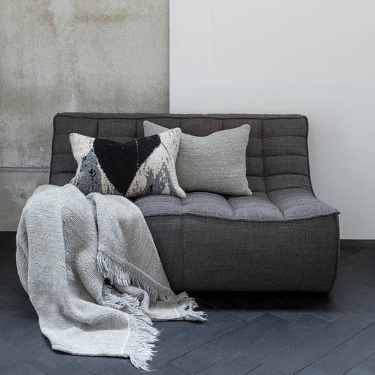 Sebastian 2-seater sofa dark grey