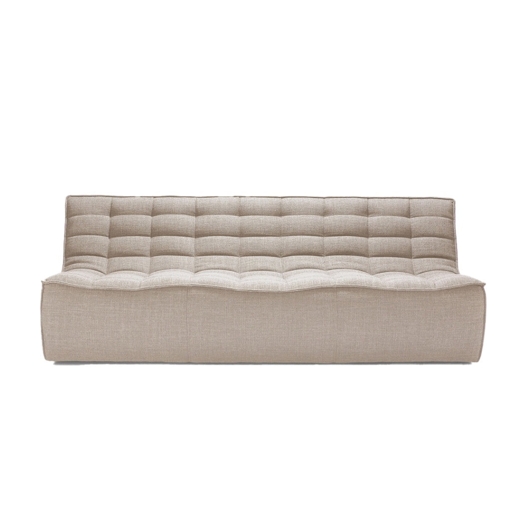 Sebastian 3-seater sofa natural