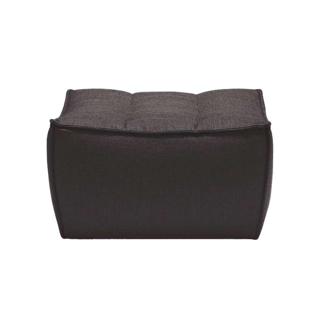 Sebastian ottoman dark grey