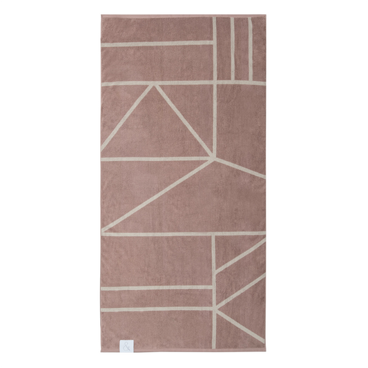 Journey organic cotton beach towel dune