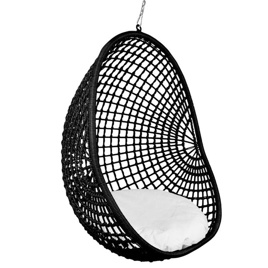 Outdoor Hanging Chair Check black