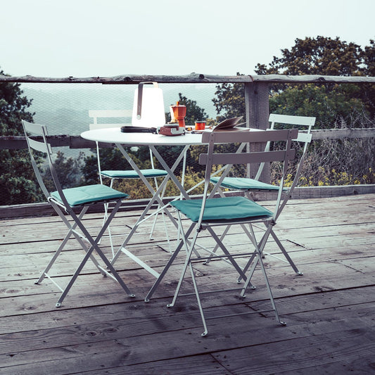 Outdoor chair cushion liquorice