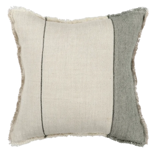 Frankton linen cushion cover sage 50cm