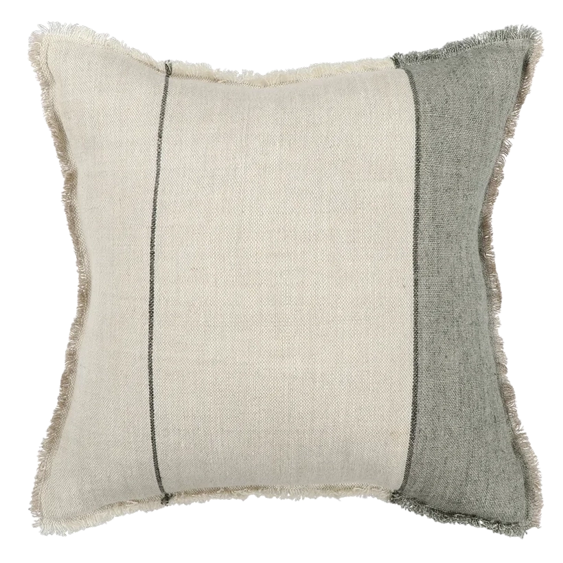 Frankton linen cushion cover sage 50cm