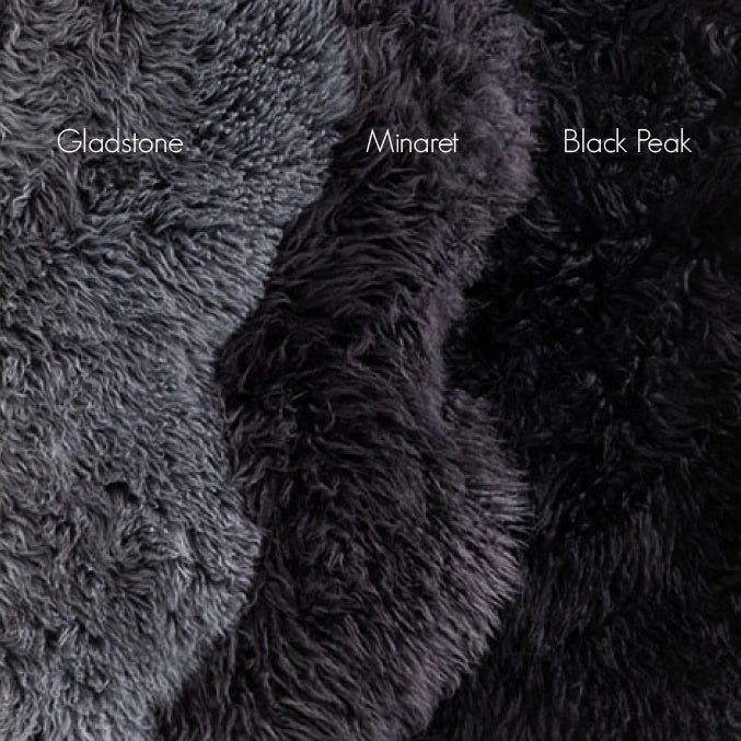 Shaggy NZ wool seat cover round