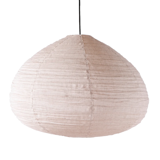 Havana linen pendant shade natural