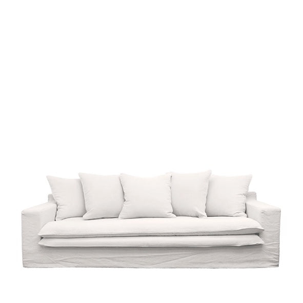 Asher 3.5 seater sofa milk - cover only