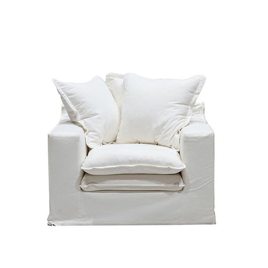 Keely armchair white - cover only