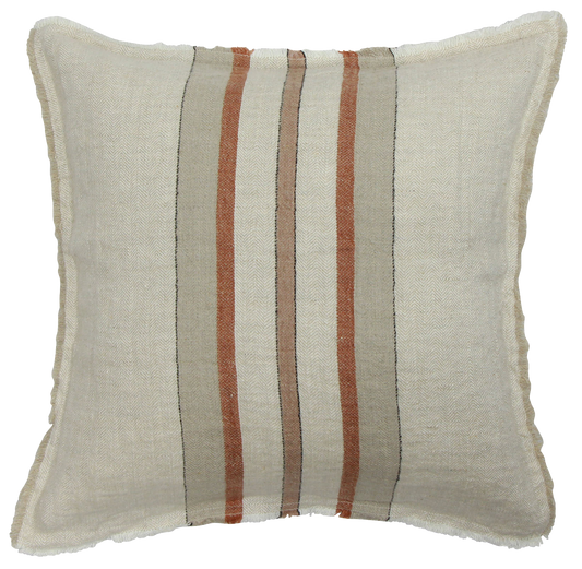 Herringbone striped cushion cover 50cm