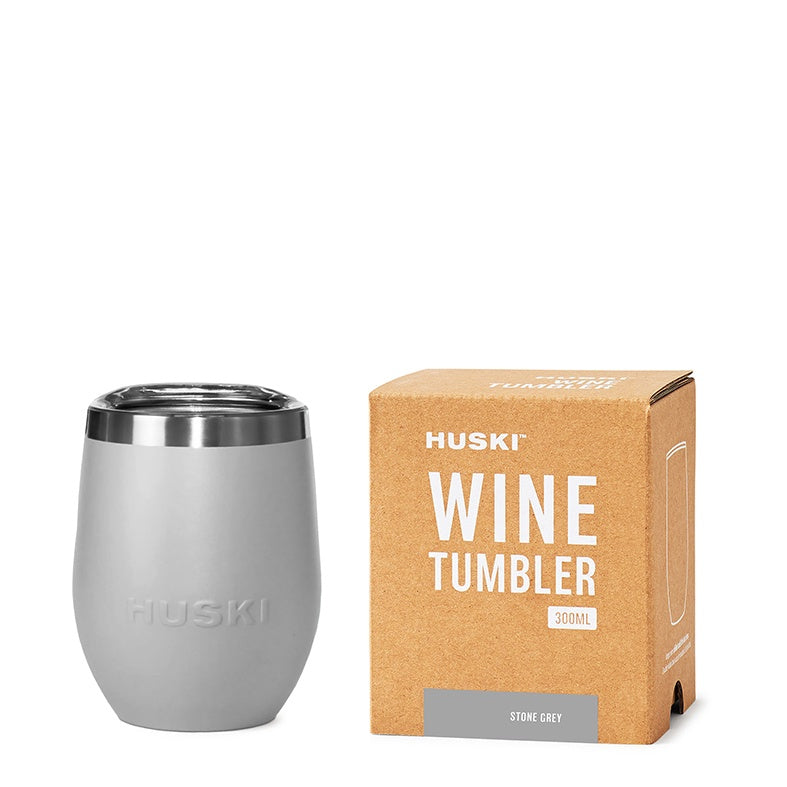 Huski wine tumbler stone grey 300ml