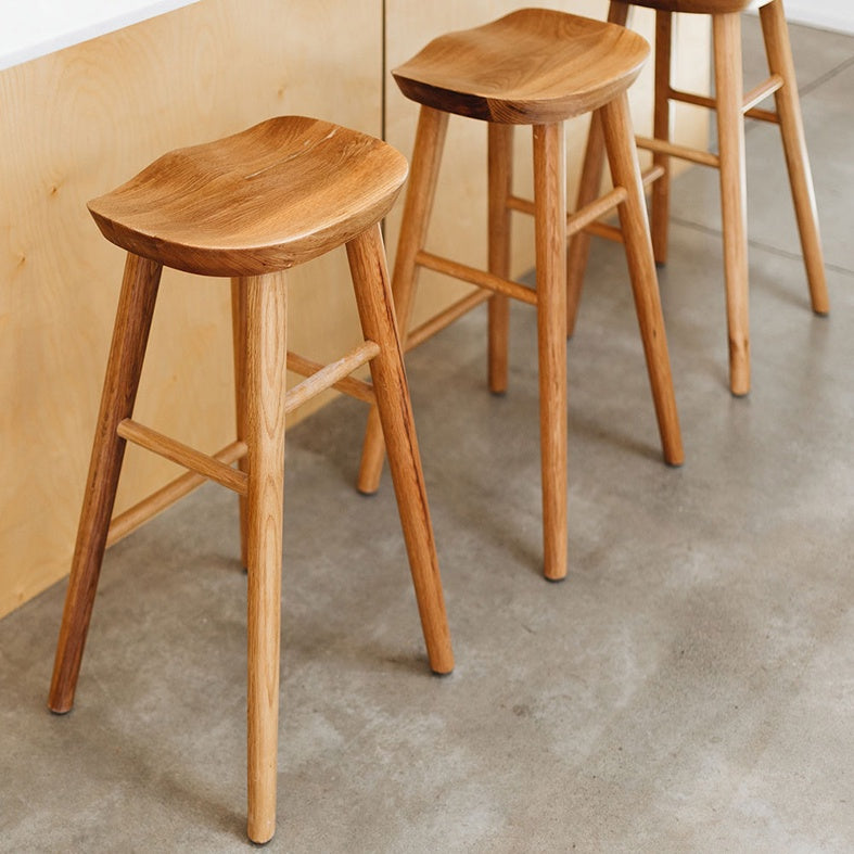 Oak counter stool natural 65cm