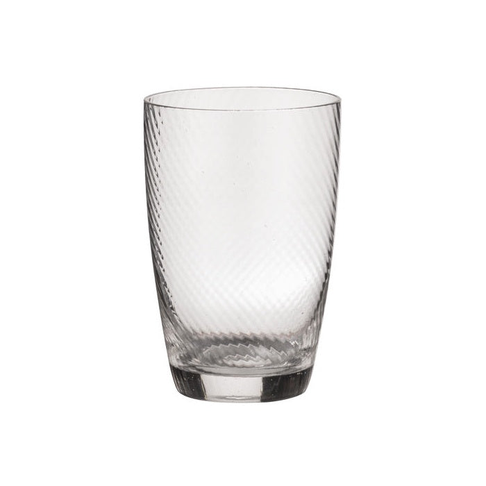 Diagonal rib tumbler clear