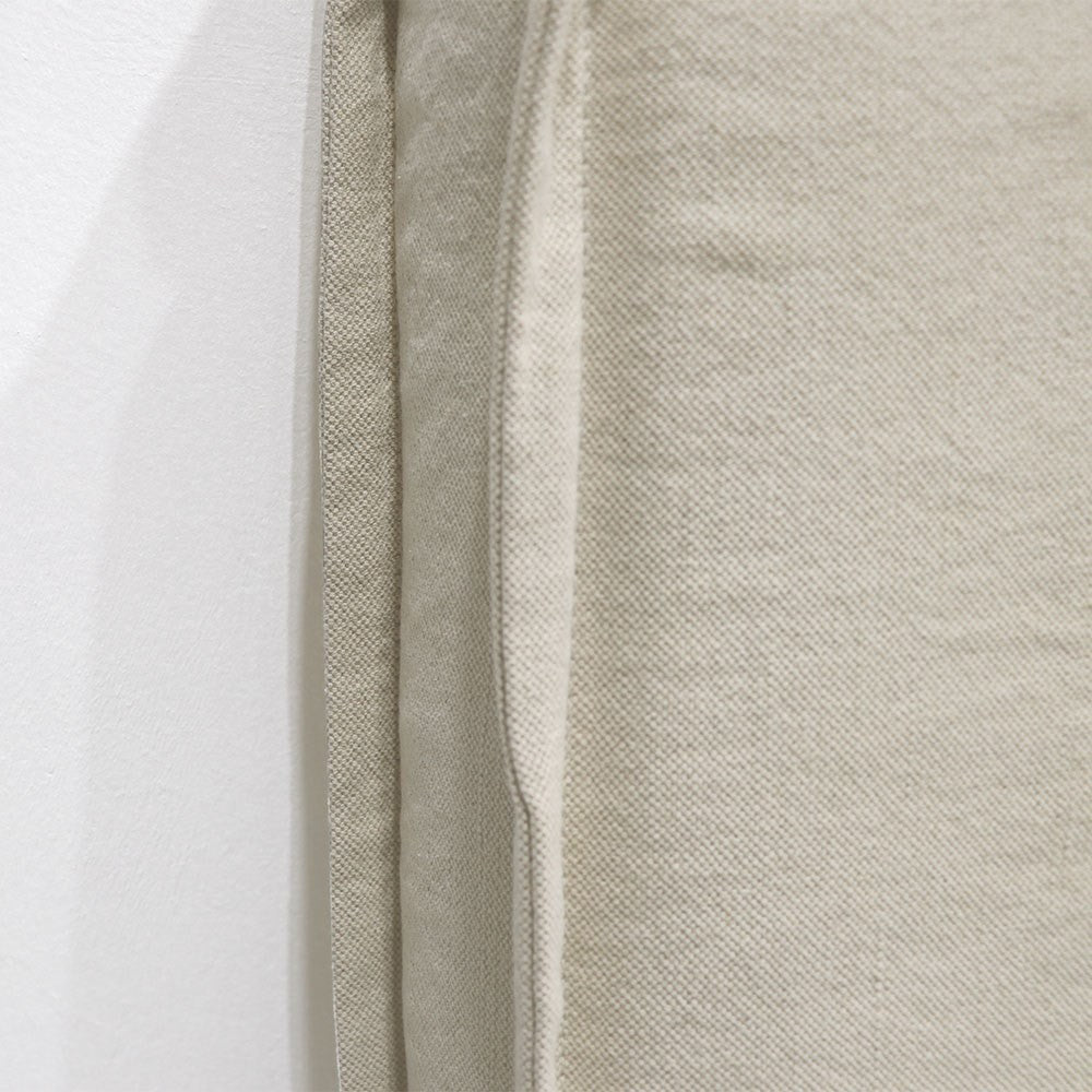 Slip cover linen headboard oatmeal