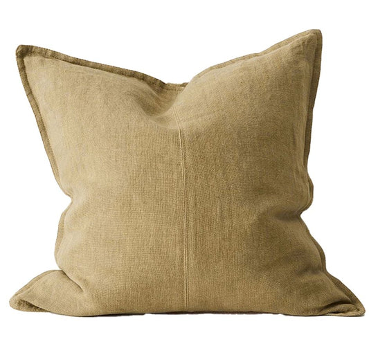 Como linen cushion cover clay 50cm