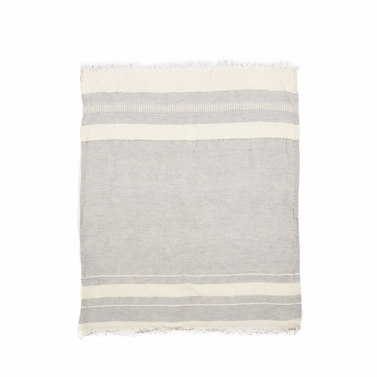Belgian linen hand towel gent stripe