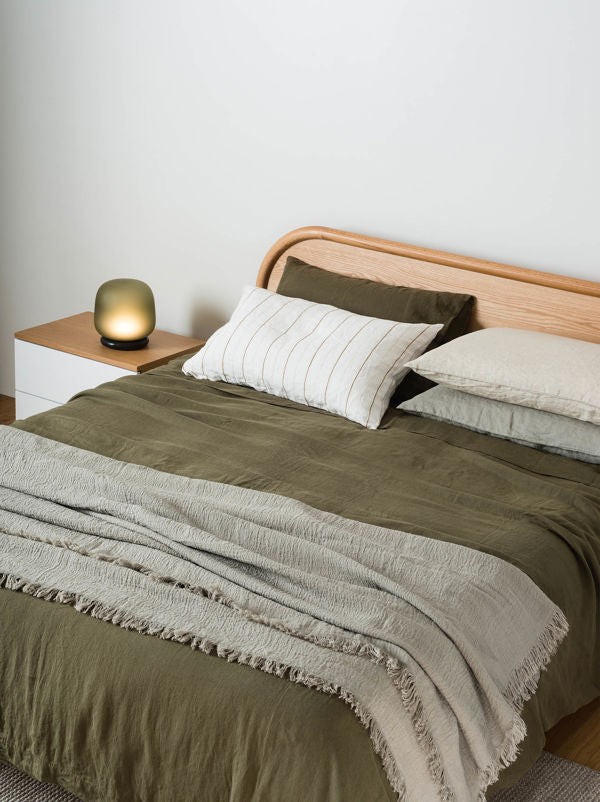 Linen duvet cover ivy