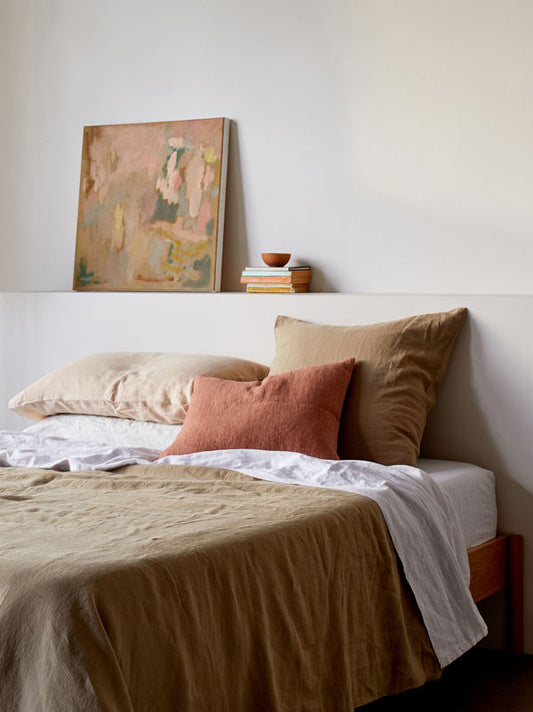 Linen duvet cover pickle