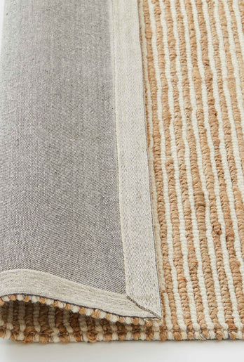 Lisbon jute & wool rug seasalt 200 x 300cm