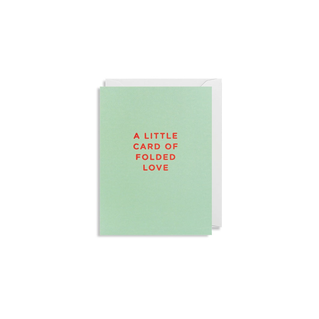Card is blank inside. Card size: 90mm x 120mm (folded) Envelope size: 95mm x 125mmCard is blank inside. Card size: 90mm x 120mm (folded) Envelope size: 95mm x 125mm