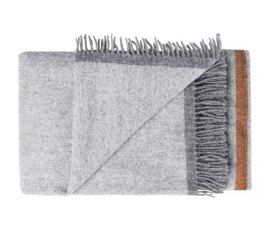 Lumsden wool blanket ash 140 x 240cm