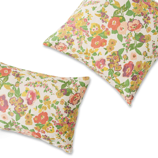 SOW Marianne floral linen pillowcase set