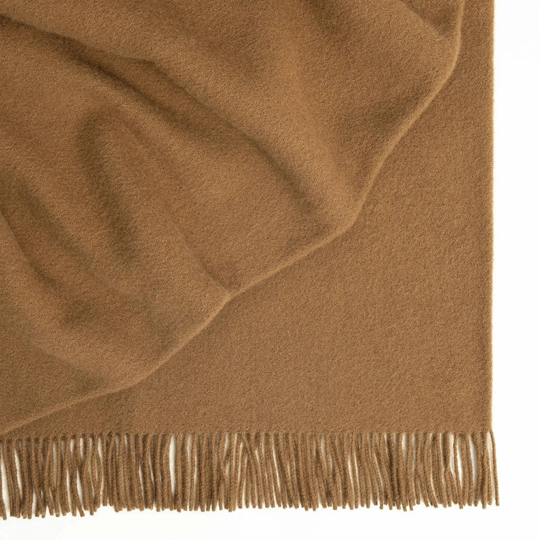 Nevis wool blanket nutmeg 130 x 200cm