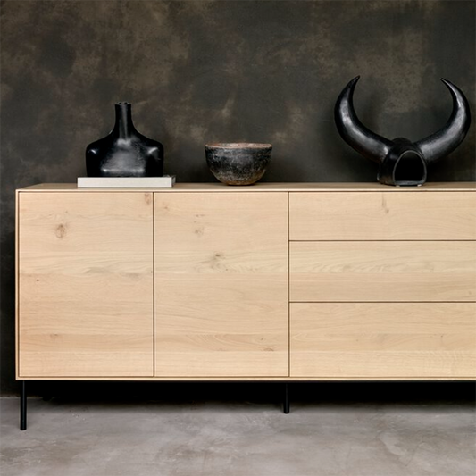 Ethnicraft whitebird sideboard 180cm long