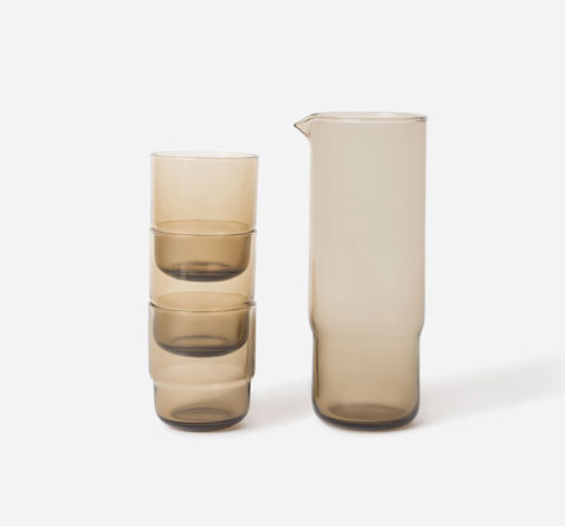 Piccadilly glass carafe smoke