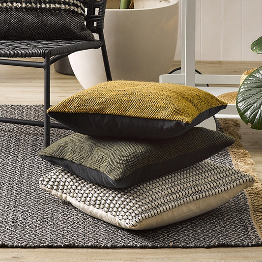 Outdoor Jasper cushion cover 50cm leaf green