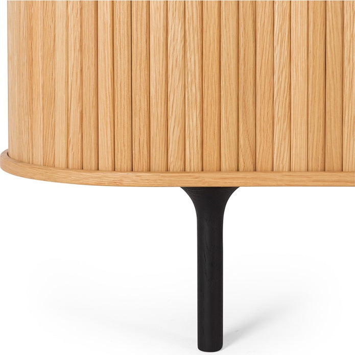 Panelled oak sideboard 170cm