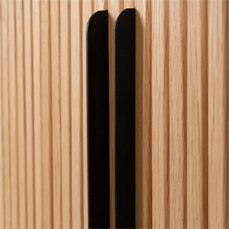 Panelled oak sideboard 170cm
