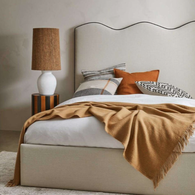 Dante linen cushion cover linen 50cm