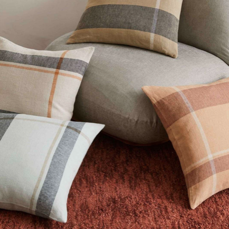 Dante linen cushion cover linen 50cm