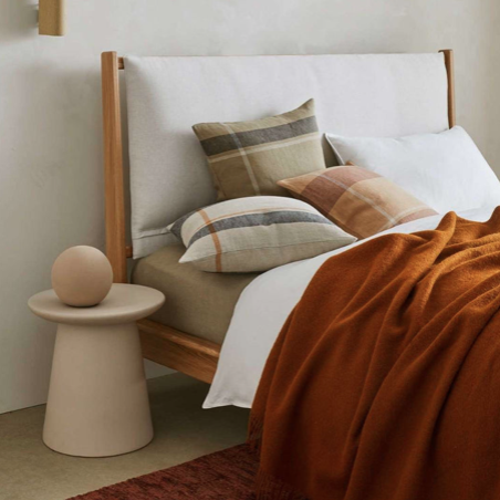 Dante linen cushion cover linen 50cm