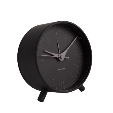 Karlsson index alarm clock black