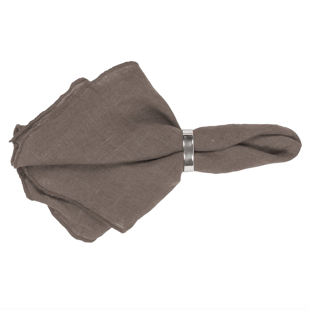 Add a touch of elegant style to your table setting, with these quality eco friendly Gracie linen napkins, from Danish homeware brand Broste Copenhagen. The napkin is made of 100% linen and features matching overlocked edging. Dimensions: 45cm square Colour: crocodile