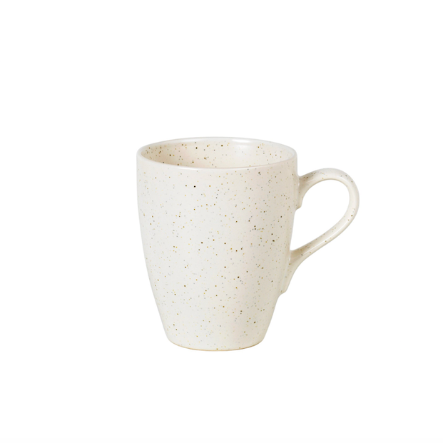 Broste Nordic vanilla stoneware mug 11cm